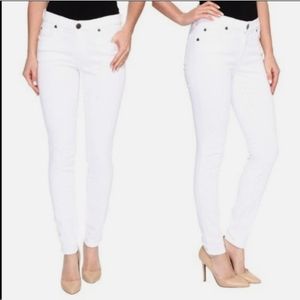 Kut From The Kloth White Sienna Skinny Jeans Size 4